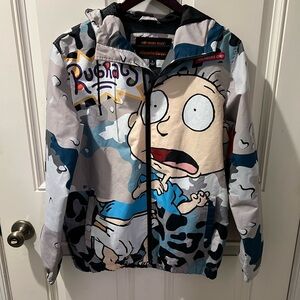 Nickelodeon Rugrats Kids Graphic Hoodie - Blue and Gray